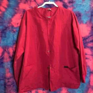 🦋RMF scrub long sleeve jacket hot pink